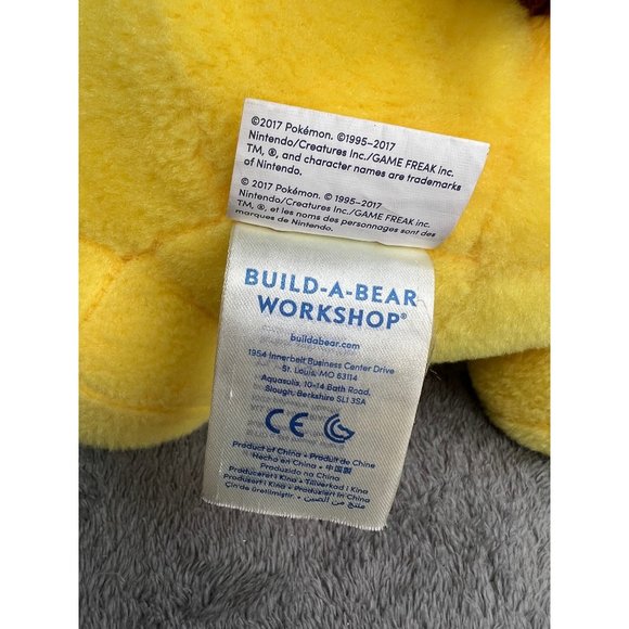 Build a Bear Workshop Pokemon Build a Bear Plush 2017 Stuffed Animal 17 in - Picture 6 of 8